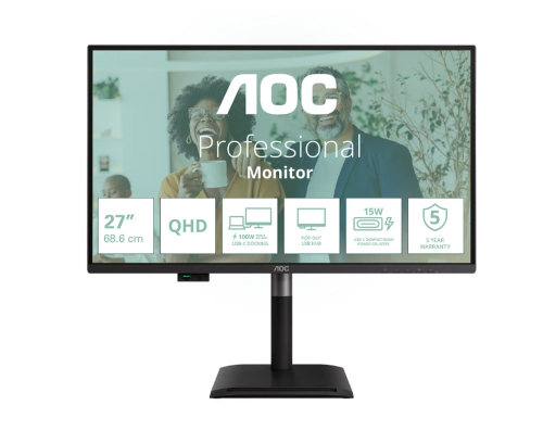 Монитор AOC Q27P4CV 27' IPS WLED 2560x1440, 2004038986183185 08 
