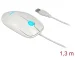 Delock Optical 3-button LED Mouse USB Type-A white, 2004043619125371 04 