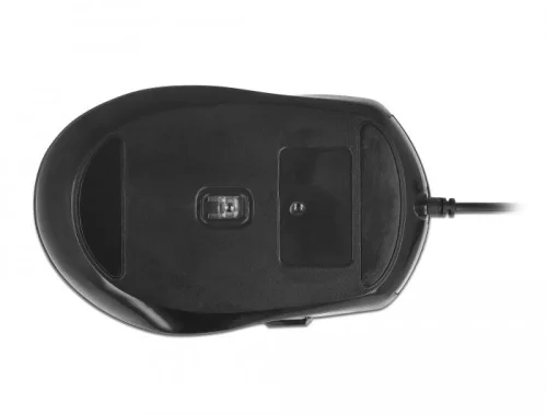 Мишка DeLock, USB-A, 5 бутона, Кабел 1.5 м, син, 2004043619126217 02 