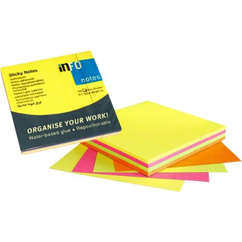 Sticky notes Info 75/75 diamond 100 sh, 1000000000031139 02  — OK Office Sticky notes Info 75/75 diamond 100 sh, 1000000000031139 02