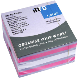 Sticky notes Info 75/75 brill-63 450sh