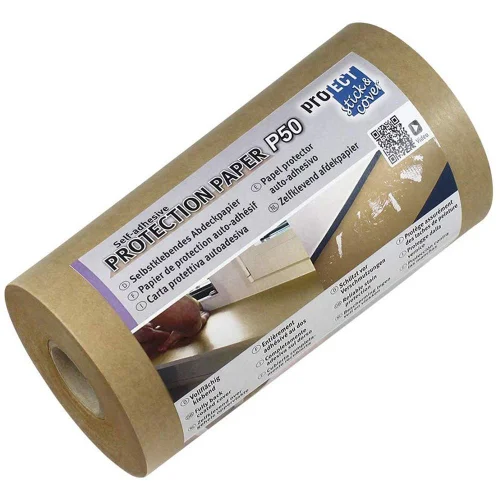 Self-adhesive paper protective 150mm/50m, 1000000000034836 02 