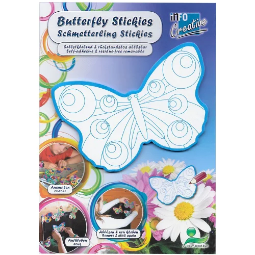 Пеперуда за оцветяване Info самоз.син25л, 1000000000034812 02 