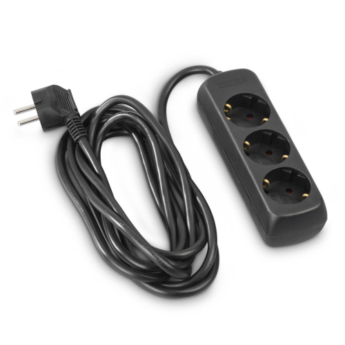 Разклонител Hama 108841, 3 гнезда, черен, 2004047443138415 03 