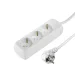 Power Strip Hama 108842 3 outlets, White, 2004047443138422 09 