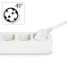 Power Strip Hama 108842 3 outlets, White, 2004047443138422 09 