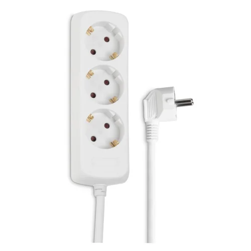 Hama 3-Way Power Strip, with child protection, 5 m, white, 2004047443138422 04 