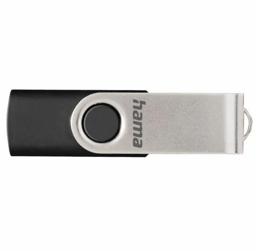 Памет USB 2.0 32GB Hama Rotate черно/сребристо, 2004047443161215 03 