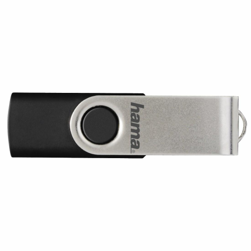 Hama USB 2.0 Rotate 64GB black/silver, 2004047443164087 02 