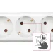 Power Strip HAMA 108833 ,6-way with switch 5m,white, 2004047443171603 10 