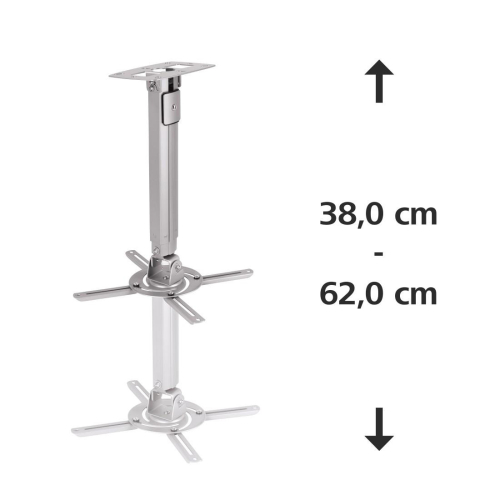Hama ceiling stand multimedia M 62 cm, 1000000000023679 06  — OK Office Hama ceiling stand multimedia M 62 cm, 1000000000023679 06
