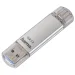 Памет USB 3.0/3.1 към Type-C 64GB Hama C-Laeta сребрист, 2004047443310606 03 