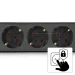 Hama 6-Socket Multiple Socket Outlet, with Switch and Childproof Lock, 5 m, black , 2004047443359766 11 