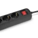 Hama 6-Socket Multiple Socket Outlet, with Switch and Childproof Lock, 5 m, black , 2004047443359766 11 