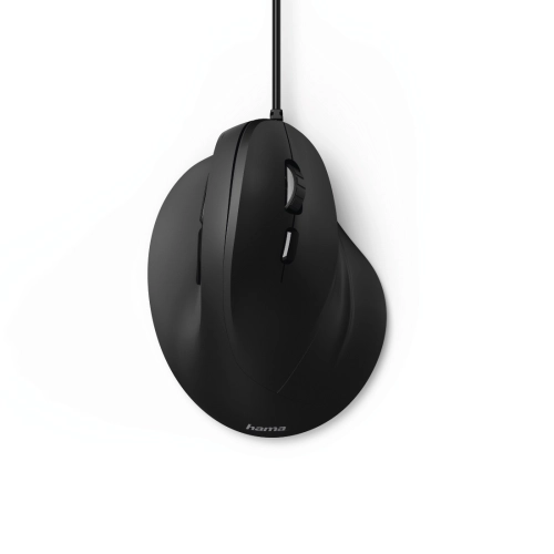 Hama Vertical, Ergonomic 'EMC-500' cabled mouse,  Black, 2004047443370372 04 