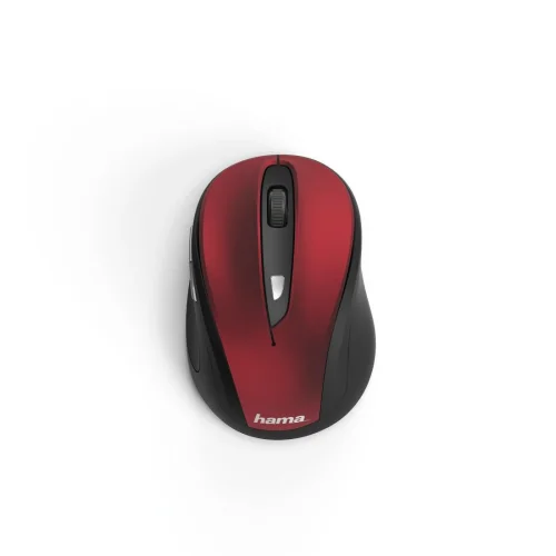 Hama 'MW-400' Optical 6-Button Wireless Mouse, red/black, 2004047443371850