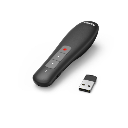 Hama Wireless Laser Presenter X-Pointer, Black, 2004047443411440 02 
