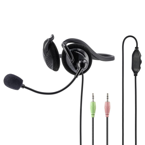 Hama NHS-P100 Headphones, Black, 2004047443411761 03  — OK Office Hama NHS-P100 Headphones, Black, 2004047443411761 03