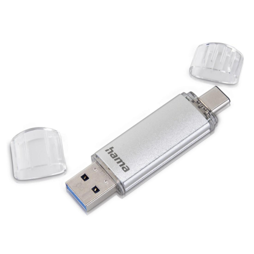 Hama USB 3.1/Type-C 3.1 C-Laeta 128GB Silver, 2004047443414878 02 