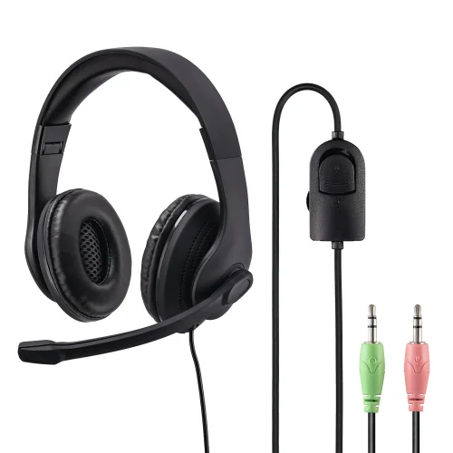 Hama headphones + mic HS-P200 2X3.5mm, 1000000000036972 02 