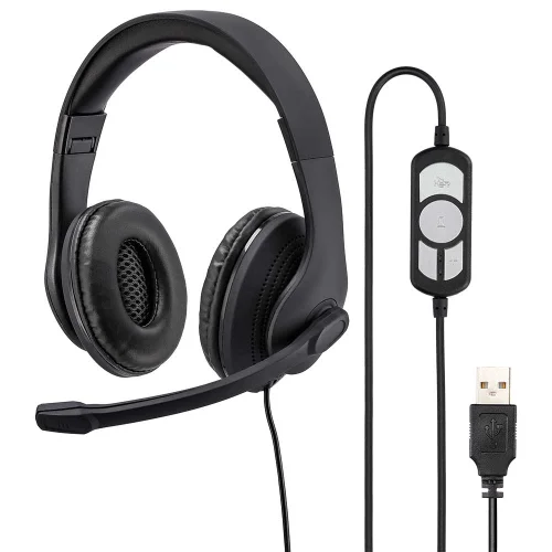 Hama headphones + mic HS-USB300 USB, 1000000000038787