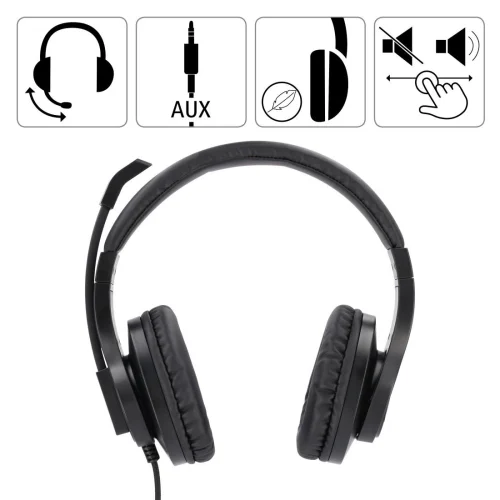 Hama headphones + mic HS-P300 2X3.5mm, 1000000000038788 13 