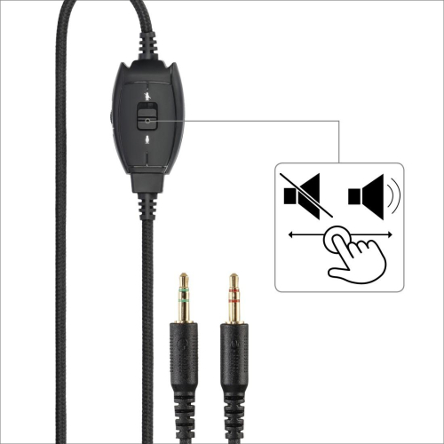 Hama headphones + mic HS-P300 2X3.5mm, 1000000000038788 13  — OK Office Hama headphones + mic HS-P300 2X3.5mm, 1000000000038788 13