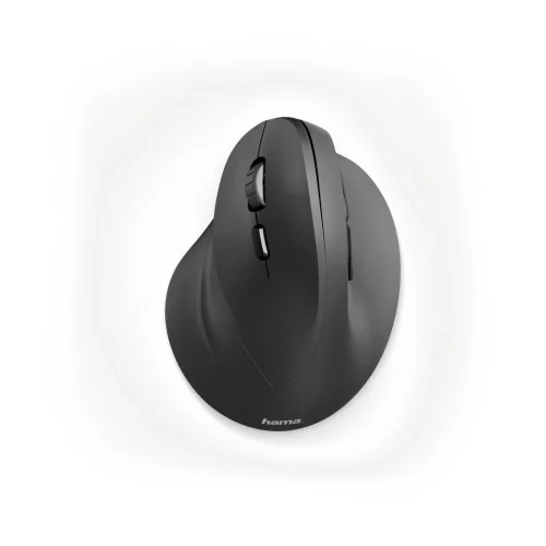 Hama Vertical, ergonomic EMW-500L, left-handed wireless mouse, Black, 2004047443424822 03 