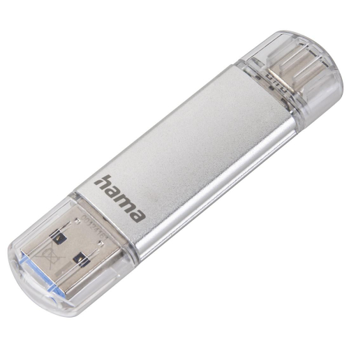 Памет USB 3.0/3.1 към Type-C 256GB Hama C-Laeta сребрист, 2004047443426260 03 