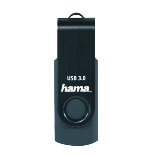 Памет USB 3.0 256GB Hama Rotate петролно синьо, 2004047443435927 03 