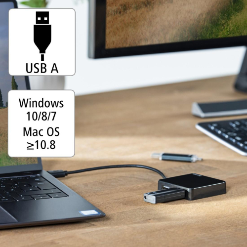 Хъб USB Hama 12131/200121 4 порта, 1000000000019225 08 