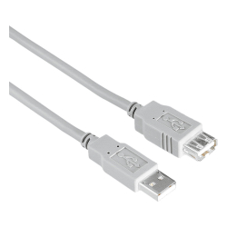 Кабел удължител HAMA USB 2.0 М/Ж 1.5м