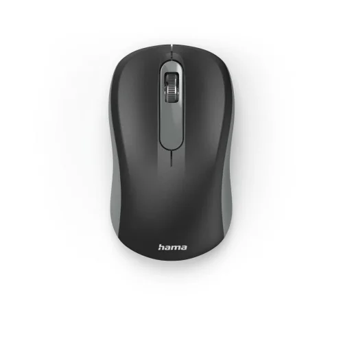 Безжична мишка HAMA AMW-200, USB, 3 бутона, 2.4 GHz, Сив/Черен, 2004047443447111