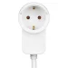 Hama 'Powerplug' Earthed Extension Cable, Additional Socket, 3.0 m, white, 2004047443449603 06 