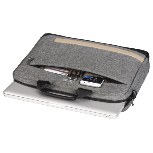 Hama 'Terra' Laptop Bag, up to 34 cm (13.3'), grey, 2004047443455130 09 