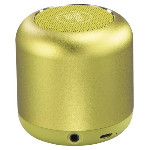 Безжична смарт тонколона HAMA Drum 2.0, Bluetooth, 3.5mm жак, 3.5W, Жълто-зелен, 2004047443455307 02 