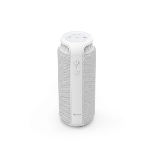 Hama Bluetooth® 'Pipe 2.0' Loudspeaker, Waterproof, 24 W, white, 2004047443455536