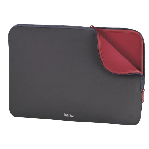 Hama 'Neoprene' Laptop Sleeve, up to 40 cm (15.6'), grey, 2004047443463418