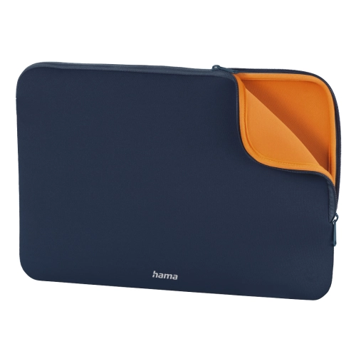 Hama 'Neoprene' Notebook Sleeve, up to 40 cm (15.6'), blue, 2004047443463463
