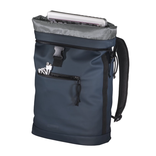 Hama 'Merida' Laptop Backpack, Roll-Top, up to 40 cm (15.6'), dark blue, 2004047443463623 02 