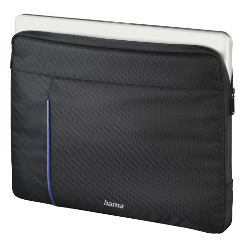 Hama 'Cape Town' Laptop Sleeve, up to 40 cm (15.6'), black/blue, 2004047443463692