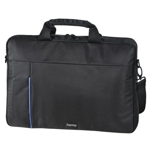 Hama 'Cape Town' Laptop Bag, up to 40 cm (15.6'), black/blue, 2004047443463791