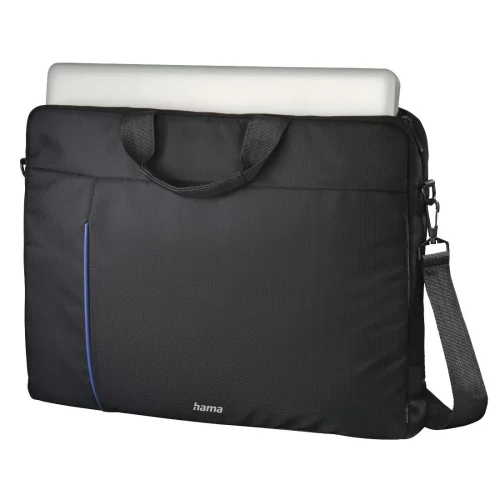 Hama 'Cape Town' Laptop Bag, up to 40 cm (15.6'), black/blue, 2004047443463791 02 
