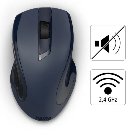 Wireless mouse Hama MW-900 V2, Dark blue, 2004047443465863 04 