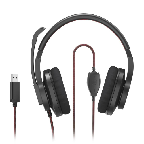 Hama Headphones HS-USB400 V2, Black, 2004047443471727 03  — OK Office Hama Headphones HS-USB400 V2, Black, 2004047443471727 03