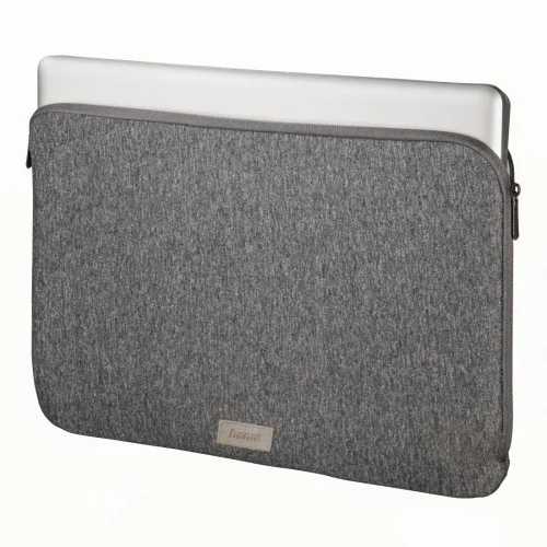 Hama Laptop Sleeve Jersey, up to 15.6'-16.2' (40-41cm), Gray, 2004047443471888 02 