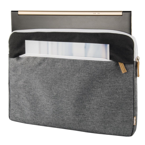 Hama Laptop Sleeve Florence, up to 13.3' (34cm), Black/Grey, 2004047443471970 04  — OK Office Hama Laptop Sleeve Florence, up to 13.3' (34cm), Black/Grey, 2004047443471970 04