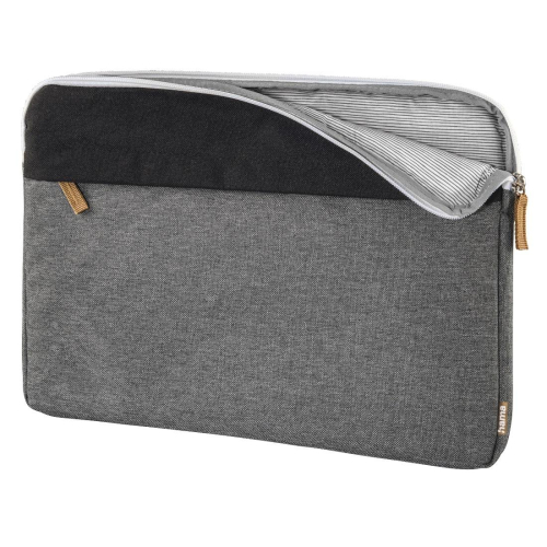 Hama Laptop Sleeve Florence, up to 13.3' (34cm), Black/Grey, 2004047443471970 02  — OK Office Hama Laptop Sleeve Florence, up to 13.3' (34cm), Black/Grey, 2004047443471970 02