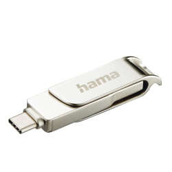 Памет USB-C 3.1/3.0 128GB Hama C-Rotate Pro сребрист