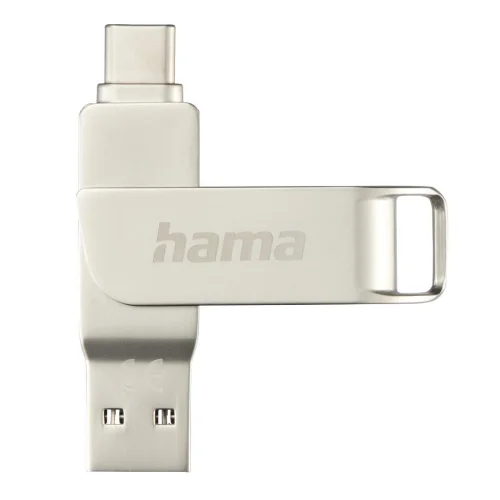 Hama USB-C 3.1/3.0 C-Rotate Pro 256GB Silver, 2004047443474094